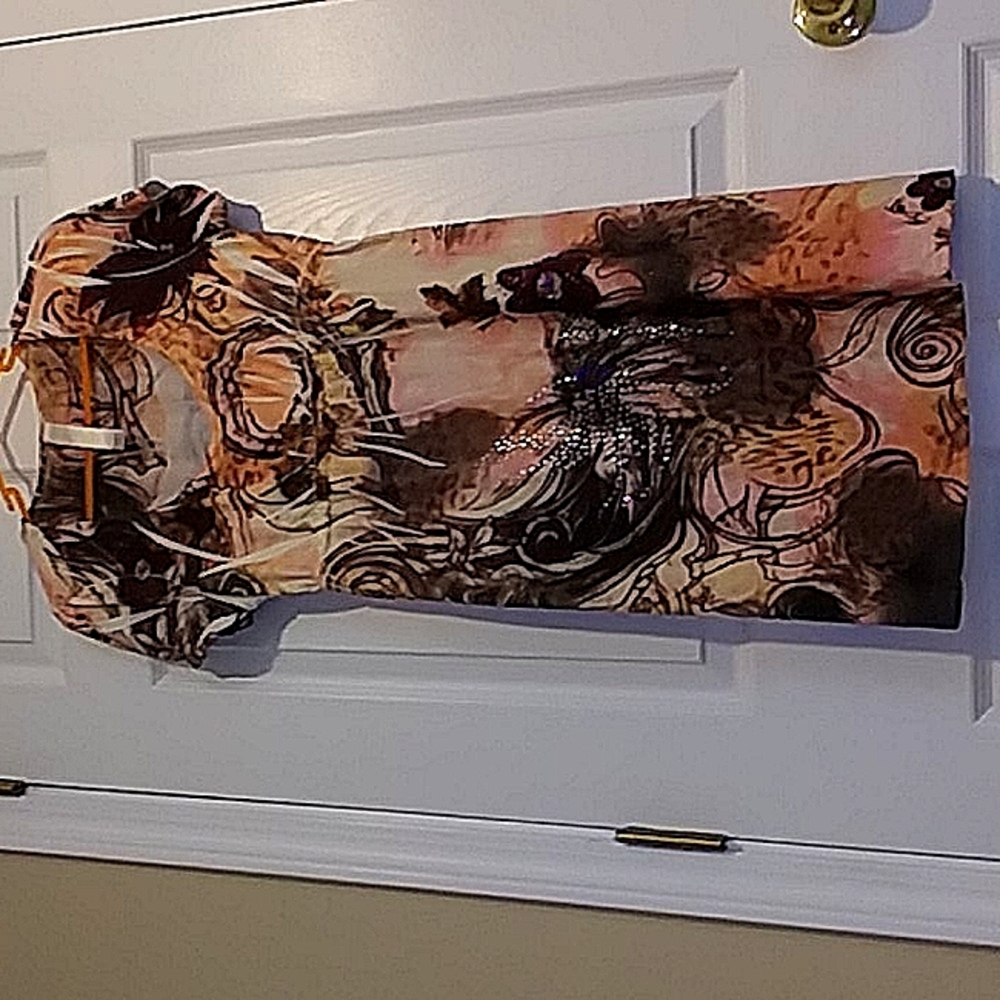 XL print dress